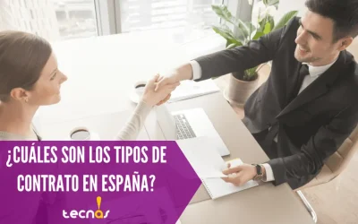 ¿Cuáles son los tipos de contrato que existen en España en 2021?